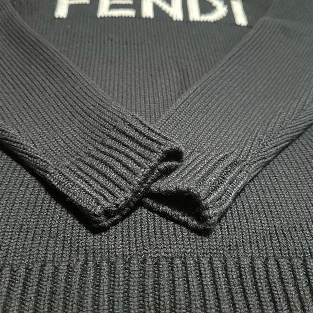 FENDI Black Wool Sweater - Picture 10 of 11